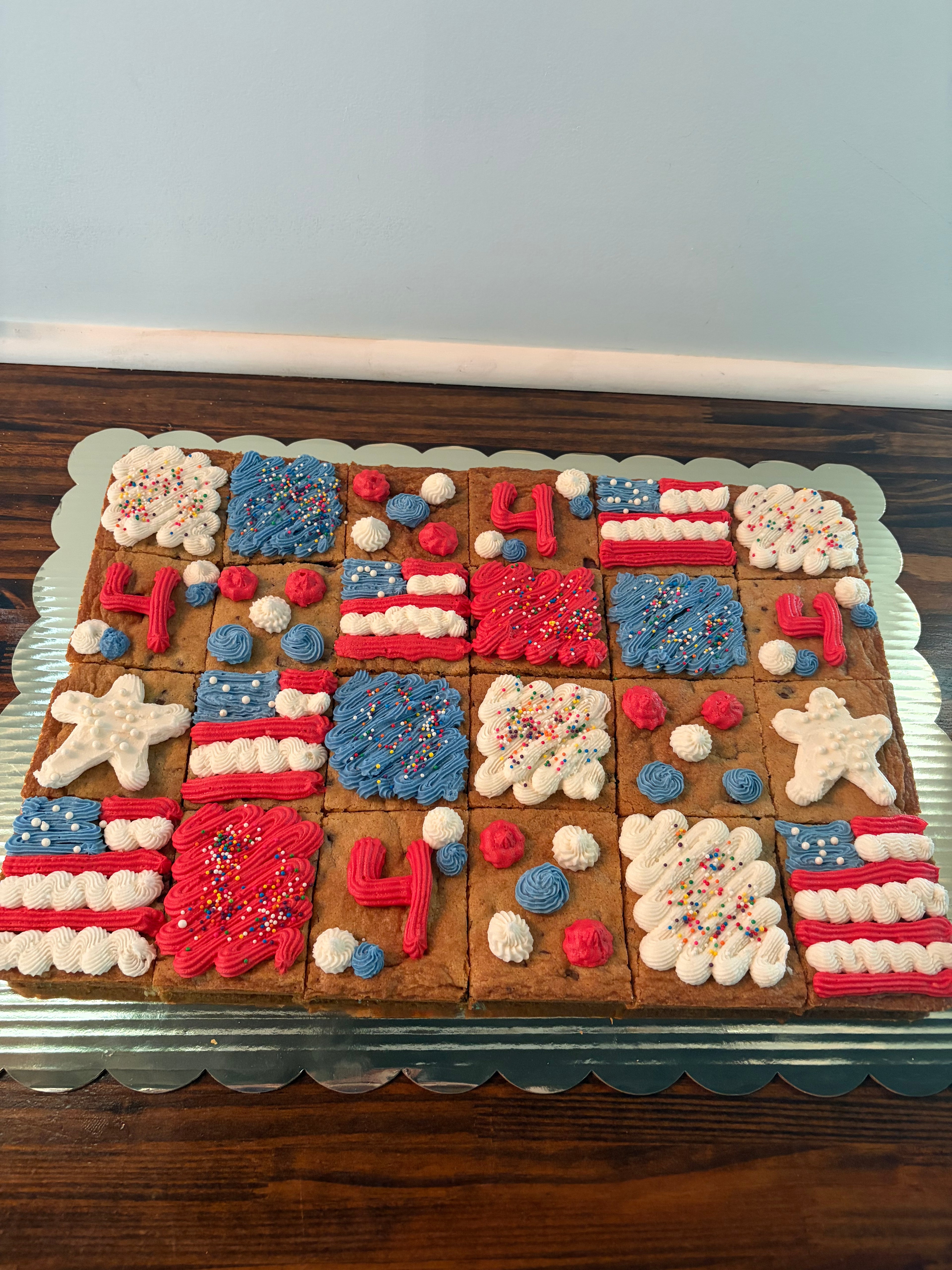 4th of July Cookie Cake