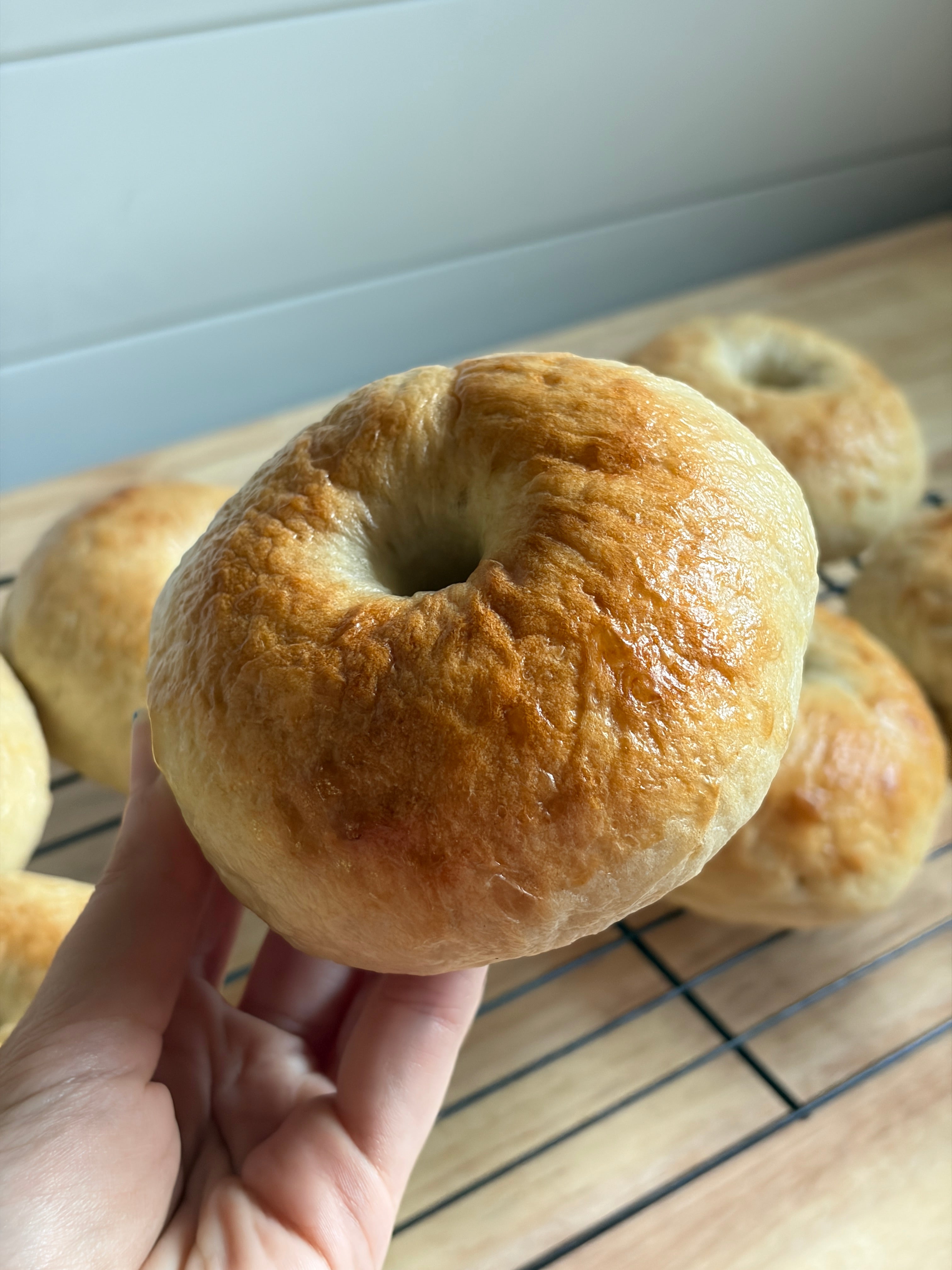 Sourdough/Yeast Bagels
