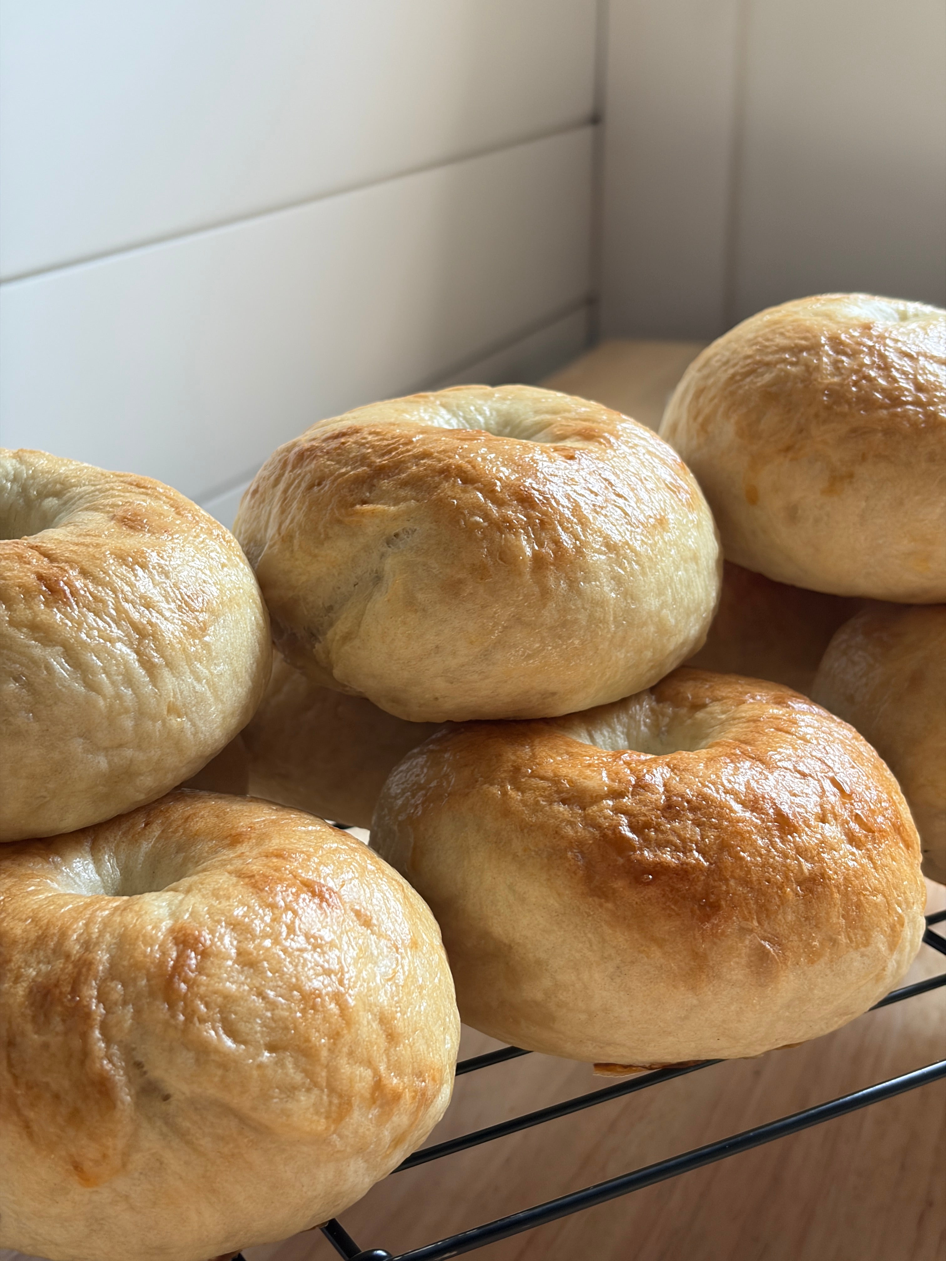 Sourdough/Yeast Bagels